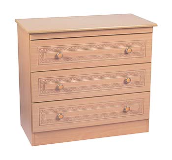 Eske 3 Drawer Chest in Beech