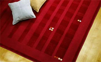 Evolution Burgundy Rug