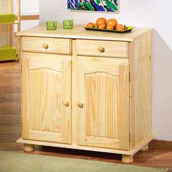 Fawn Solid Pine 2 Door Sideboard