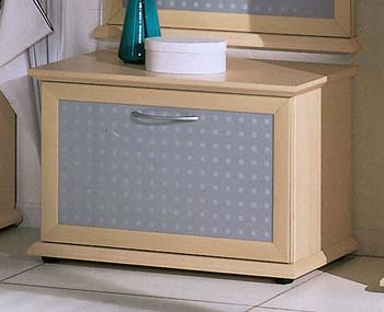 Furniture123 Flair Storage Box in Maple