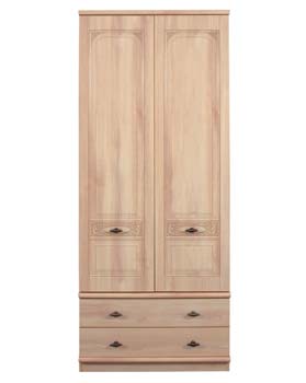 Flora 2 Door Wardrobe with Drawers