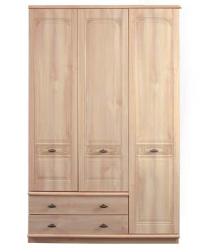 Flora 3 Door 2 Drawer Wardrobe