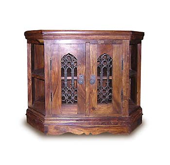 Furniture123 Indian Princess Hexagonal TV Unit IP016