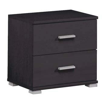 Furniture123 Inigo Bedside Chest in Wenge