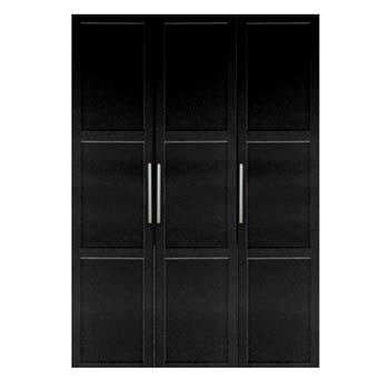 Furniture123 Jade 3 Door Panelled Wardrobe in Wenge