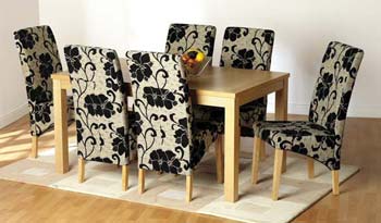 Kensington Dining Set in Bouquet Fabric - FREE