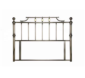 Kensington Metal Headboard in Nickel - FREE NEXT