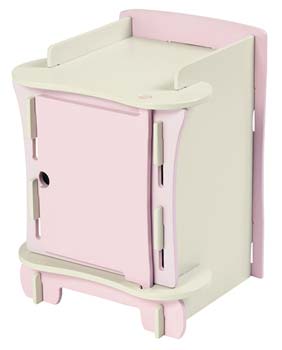 Kids Klub Pink Bedside Cabinet