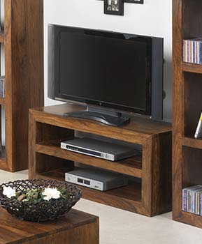 Laguna Sheesham 2 Shelf TV Unit