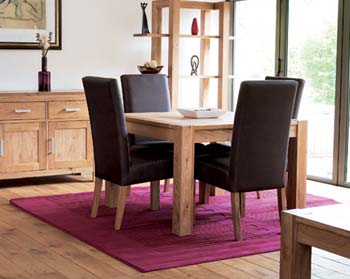 Furniture123 Lyon Oak Square Dining Set