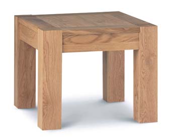 Lyon Oak Square Lamp Table