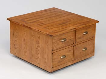 Maryland Oak Storage Coffee Table - PROMOTION