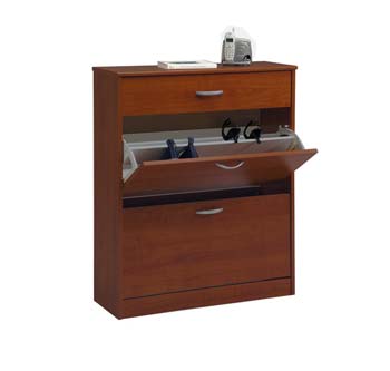 Mat Shoe Cabinet in Wild Cherry