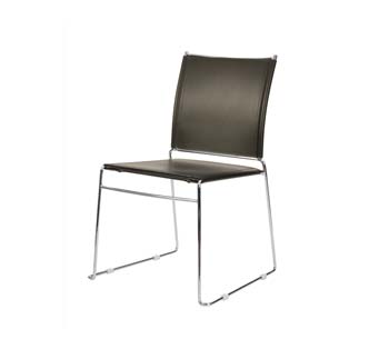 Furniture123 Matera Dining Chair in Brown (set of 4)