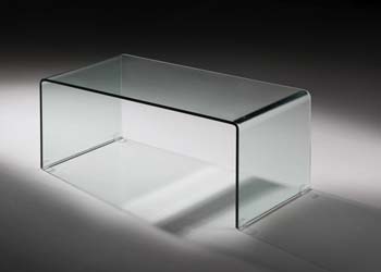 Meto Rectangular Glass Coffee Table