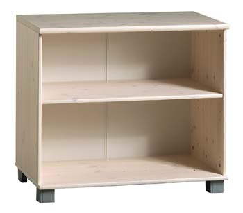 Mickey White 1 Shelf Bookcase