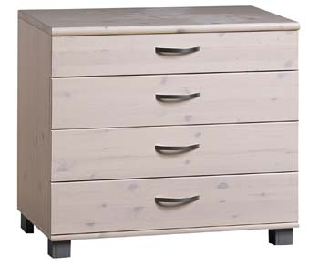 Furniture123 Mickey White 4 Drawer Chest