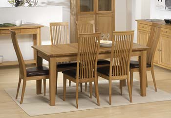 Mode Oak Extending Dining Table