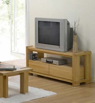 Nexo Light Oak Plasma and LCD TV Stand