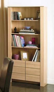 Nola Bookcase in Bruges Oak