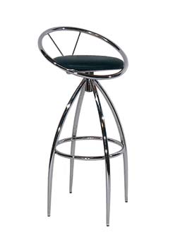 Furniture123 Novaro Stool with Padded Seat - WHILE STOCKS LAST!