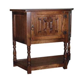 Olde Regal Oak Canted Sideboard