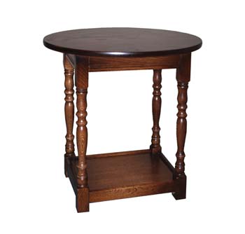 Olde Regal Oak Oval Hall Table