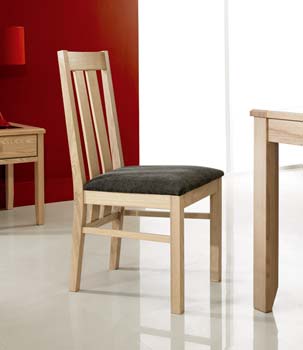 Furniture123 Opal Slatted Dining Chairs (pair) - FREE NEXT