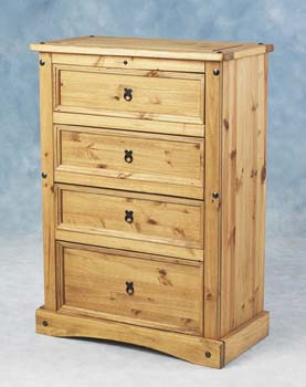 Original Corona Pine 4 Drawer Chest