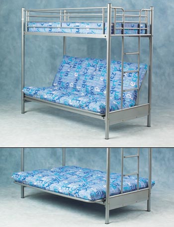 Furniture123 Palma Futon Bunk and Mattress