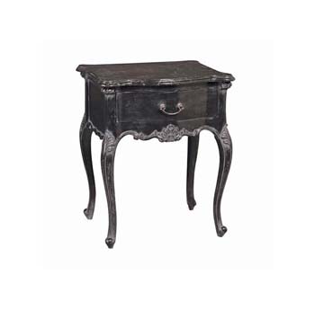 Panther Black Bedside Cabinet - FREE NEXT DAY