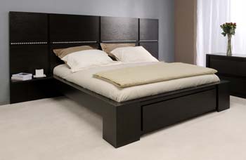 Penka Bed with Headboard Surround