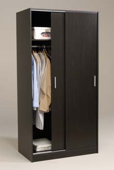 Scout Sliding 2 Door Wardrobe in Wenge