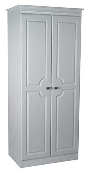 Snowdon White 2 Door Wardrobe