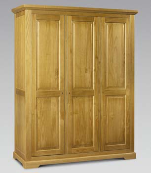 Furniture123 Spencer Pine 3 Door Wardrobe - FREE NEXT DAY