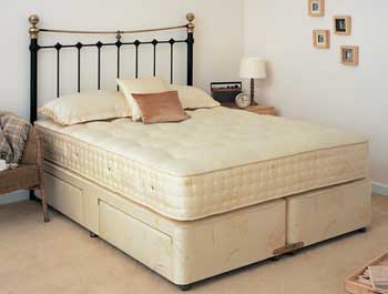 Sprung Slumber Gold Shield Divan and Mattress