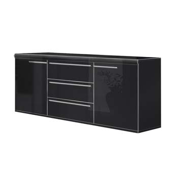 Sylvie Black 2 Door Sideboard