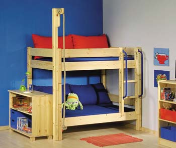 Thuka Shorty 5 - Bunkbed with Rope Swing