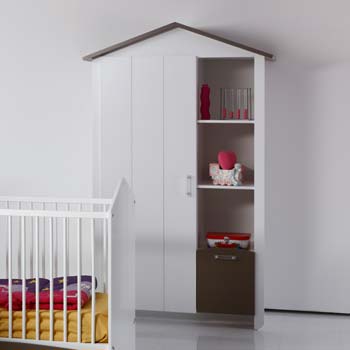 Tobie Kids 1 Door Wardrobe