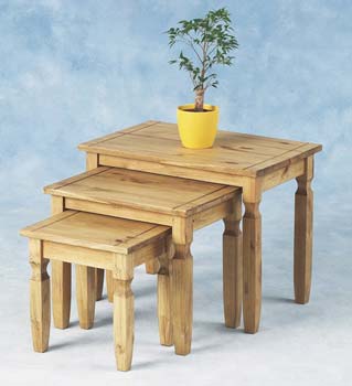 Toledo Pine Nest of Tables