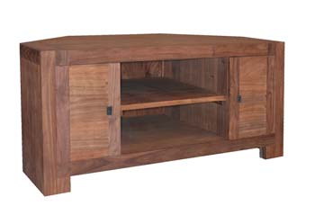 Tribek Sheesham Corner TV Unit - WHILE STOCKS