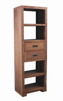 Tribek Sheesham Narrow Bookcase - WHILE STOCKS