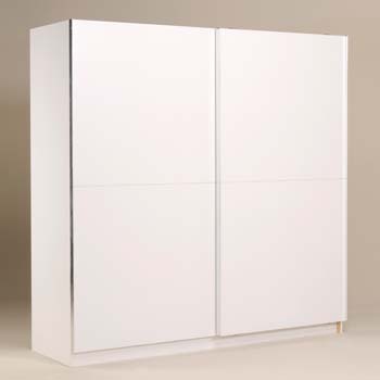 Zenza Sliding 2 Door 2 Shelf 3 Drawer Wardrobe