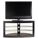 Audinni AU-103 Black Oak Wide Corner AV Stand