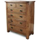 Brooklyn Reclaimed Oak 6 Drawer Chest