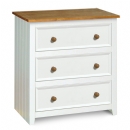 Capri Painted Pine 3 Drawer Chest