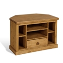 Chunky Pine Kenilworth Corner TV Unit