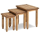 Corona Pine Nest of Tables