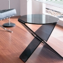 Giavelli Smoked Glass lamp table