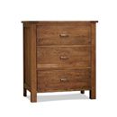 Havana Dark Oak 3 Drawer Chest